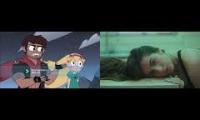 Tate McRae - Tear Myself Apart (My SVTFOE Fan Music Video vs. Official Music Video Mashup)