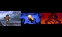 3 Disney villains Final/Death Played at same time