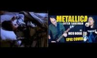 Thumbnail of enter sandman nico y metallica