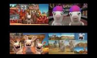 Rabbids Has a third Quadparison Sparta Remix [The Third Rabbids Sparta Quadparison]