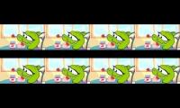 Om Nelle eats yummy and yucky food / Learn English with Om Nom / Educational Cartoon