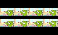 Om Nelle eats yummy and yucky food / Learn English with Om Nom / Educational Cartoon
