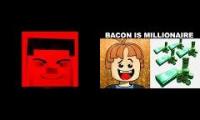 Minecraft Vs Roblox (Steve Vs Bacon) (Becoming Canny) (I Like Minecraft)