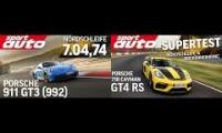 Thumbnail of GT4RS vs 992 GT3 supertest on Nurburgring