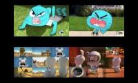 [Rabbids & Gumball edition] Sparta Remix Quadparison