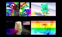 8 gummy bear rainbow multicolor