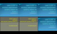 Thumbnail of CBSE CLASS 12 PHYSICS IMPORTANT SAMPLE PAPER 20
