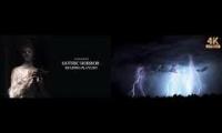Thumbnail of Gothic horror reading playlist, with rain & thunderstorm ambiance