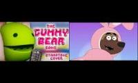 gummy bear otamatone vs gummy bear bunny dog