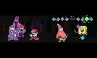Spongebob vs. Meme Gods also Boyfriend is there