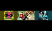 three gangnam style beats