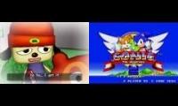 PaRappa The Rapper 2 Vs Sonic The Hedgehog 2 Longplay