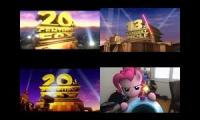 My Mixed Characters Quadparison Ft. Pinkie Pie & 20th Century Fox