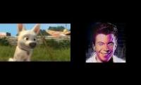 Disney bolt rick astley?????????????