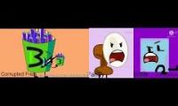 bfdi auditions 1 2 and 3 comparison