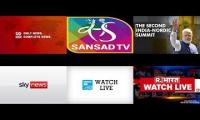 Thumbnail of 6 - DD NEWS, SANSD TV , zee news indiatv rbharat