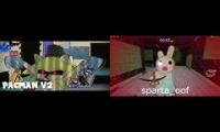 Five Nights at Sonics and Piggy have a Sparta Pacman Remix