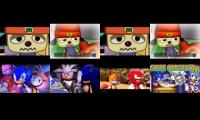 up to faster 8 parison to PaRappa The Rapper vs Sonic The Hedgehog