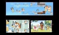 Thumbnail of Newer Bluey Sparta remixes quadparison