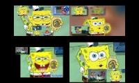 SpongeBob Feel So Good Sparta Remix Quadparison