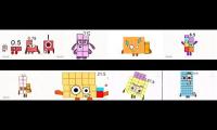 numberblocks band halves