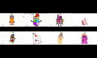 numberblocks band halves