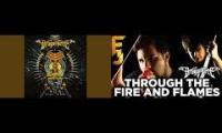 Through the Fire and Flames, but its both versions playing at the same time