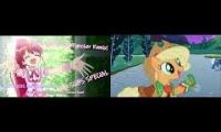 Sparta VS [Applejack vs PriPara]