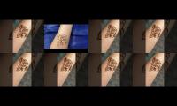 3d rose henna tattoo