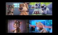 Talking Tom and Friends Sparta Remix Quadparison