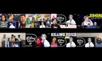 Jimin killing voice reaction mashup