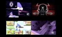 Regular Show Sparta Remix Quadparison