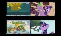 Thumbnail of (Sparta Remix) Bad Piggies vs My Little Pony Quadparison