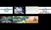 Mario Kart Wii Rainbow Road Mashup: rey mondia Versions (Separate Videos)