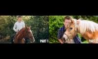 Rick Astley Rides A Horse Parts 1 & 2
