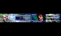 Wii U Rainbow Road 4 Way Mashup