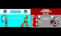 mega man unlimited vs rock force charater and stages theme