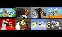 Thumbnail of Minecraft for noobs. First 8 episodes playing at once. [ENG]
