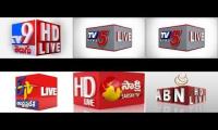Thumbnail of Telugu channels 2, all news channels live coverage.