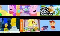 Up to faster 6 parison to Peppa Pig, Simpsons, SML and HTF