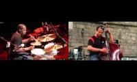 freeform jazz drum & bass duet