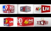Telugu channels 2, all news channels live coverage.
