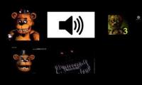 All FNAF Jumpscare Sounds Played at Once