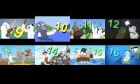 Minecraft for noobs. 8 episodes playing at once. #2 [ENG]