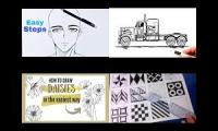 Thumbnail of Anime/truck/daisies/ zentangle
