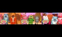 Yo Gabba Gabba but its each seasons third all playing at once