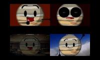 Jupiter vs All Evil Planets Quadparison