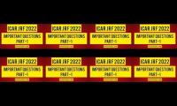 Thumbnail of Icar 2022 important questions