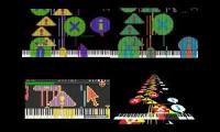 SomethingUnreal - Music Using ONLY Sounds From Windows XP & 98 but its played on 4 MIDI Visualizers