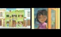 Dora Explorer Girls Comparision (2d vs 3d versions)